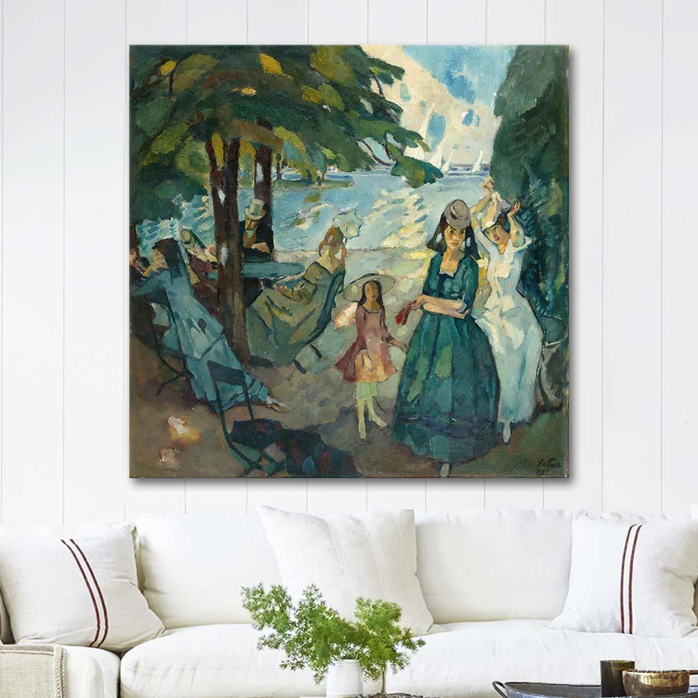 Regatta by Leo Putz as Art Print