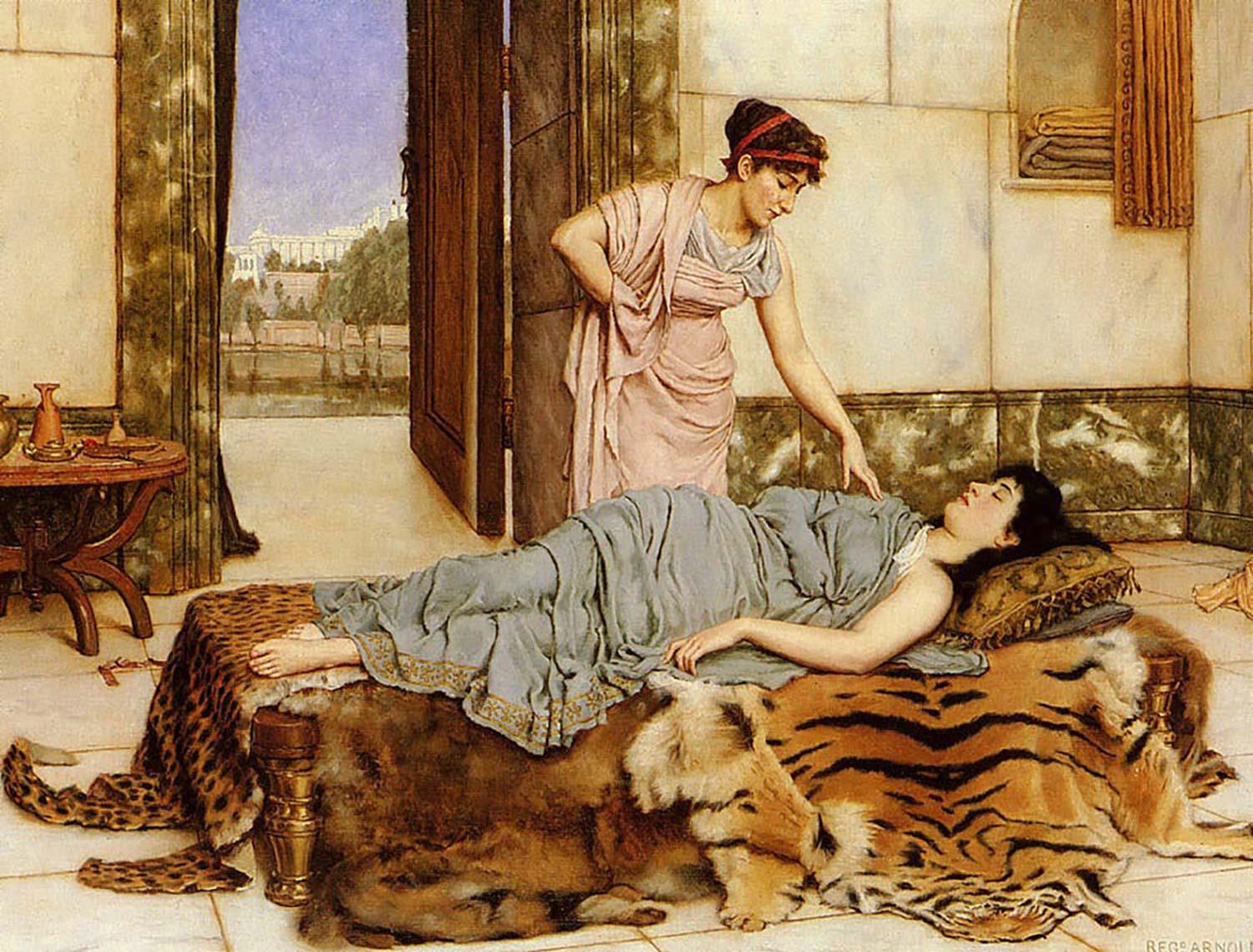 Reginald Ernst Arnold Tatlılıkla Uyandırış Kanvas Tablo