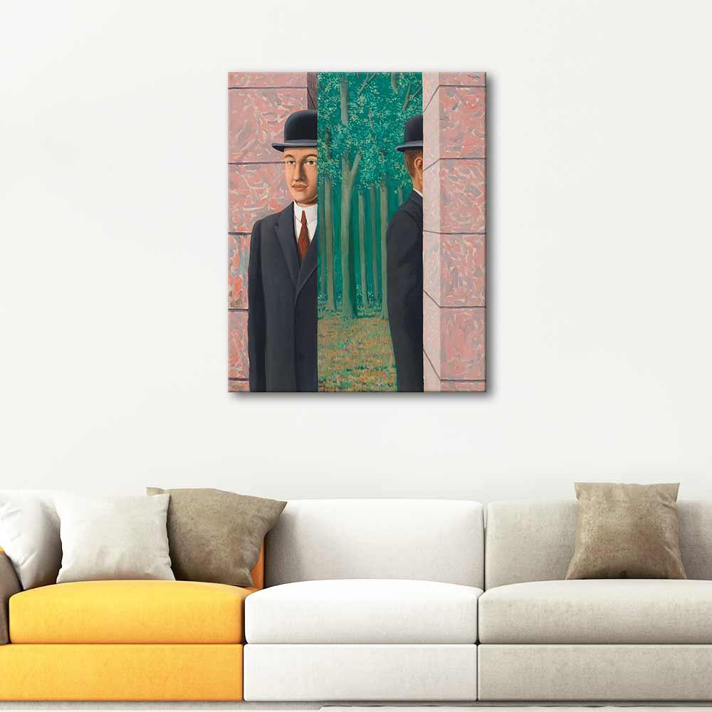Rene Magritte Ortak Alan Kanvas Tablo