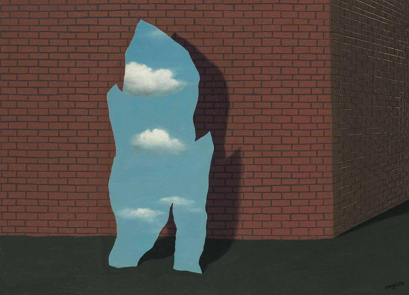 The Heavenly Shadow by Rene Magritte