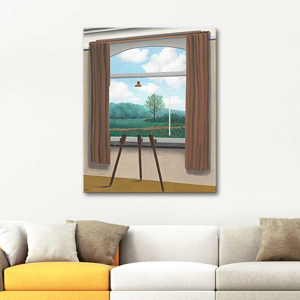 Rene Magritte İnsani Durum Kanvas Tablo