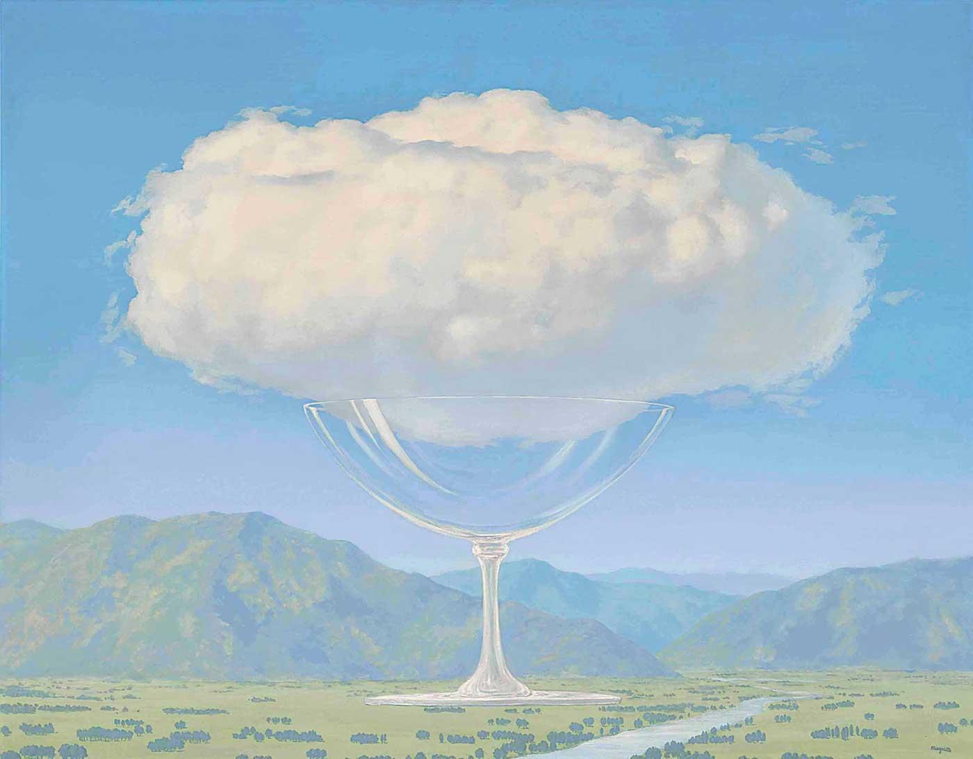 Rene Magritte Hassas Bağ Kanvas Tablo