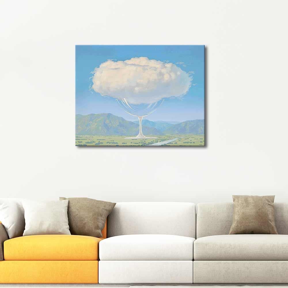 Rene Magritte Hassas Bağ Kanvas Tablo