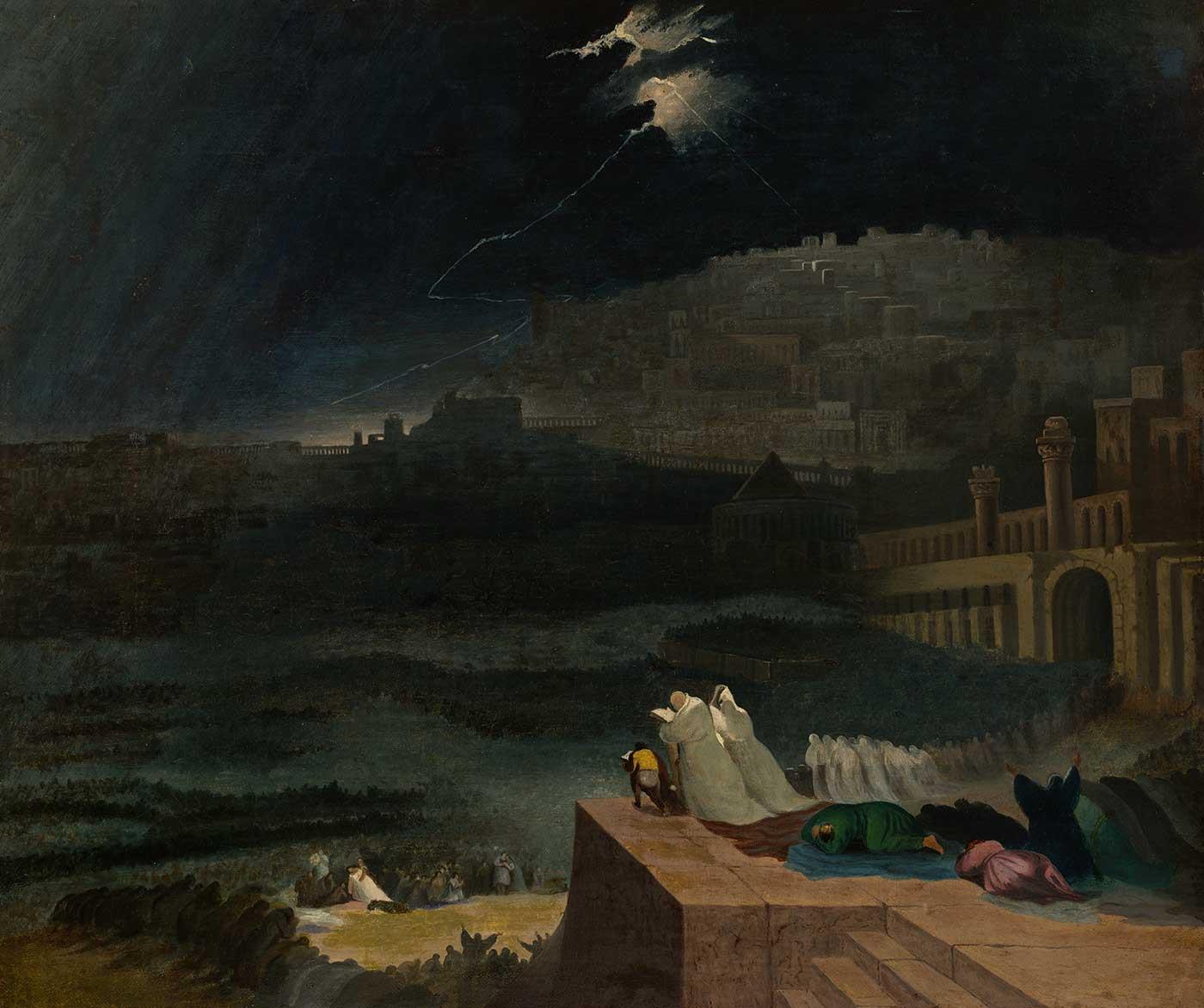 Repentance of Nineveh by John Martin as Art Print