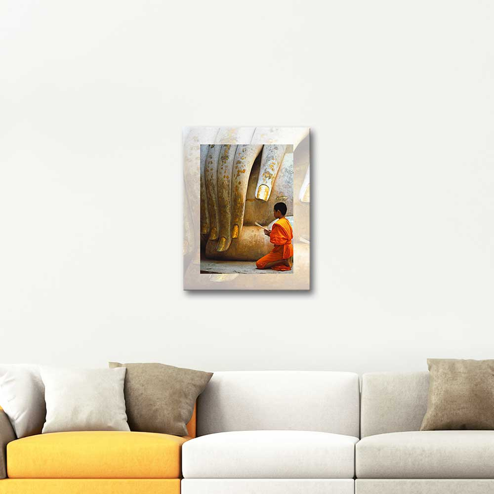 Respect to Buddha Art Print
