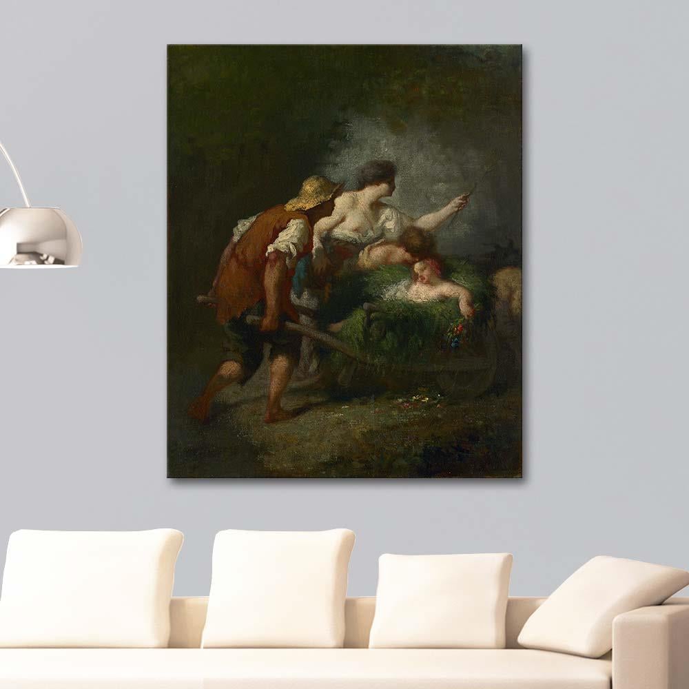 Return From The Fields by Jean-François Millet as Art Print