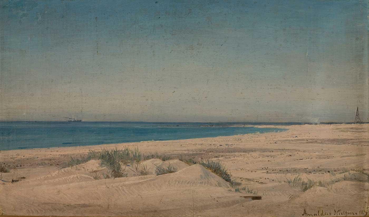 Revet Jæren by Amaldus Nielsen as Art Print