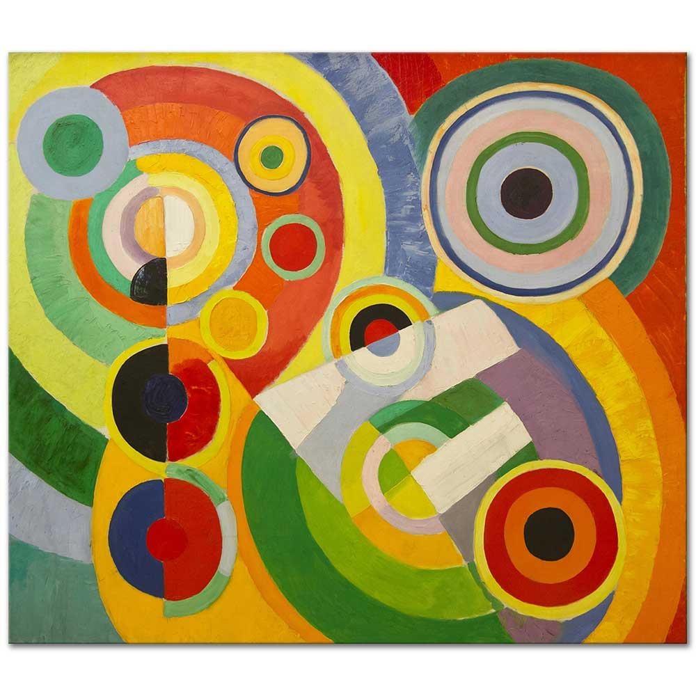 Robert Delaunay Ritm Yaşam Sevinci Kanvas Tablo
