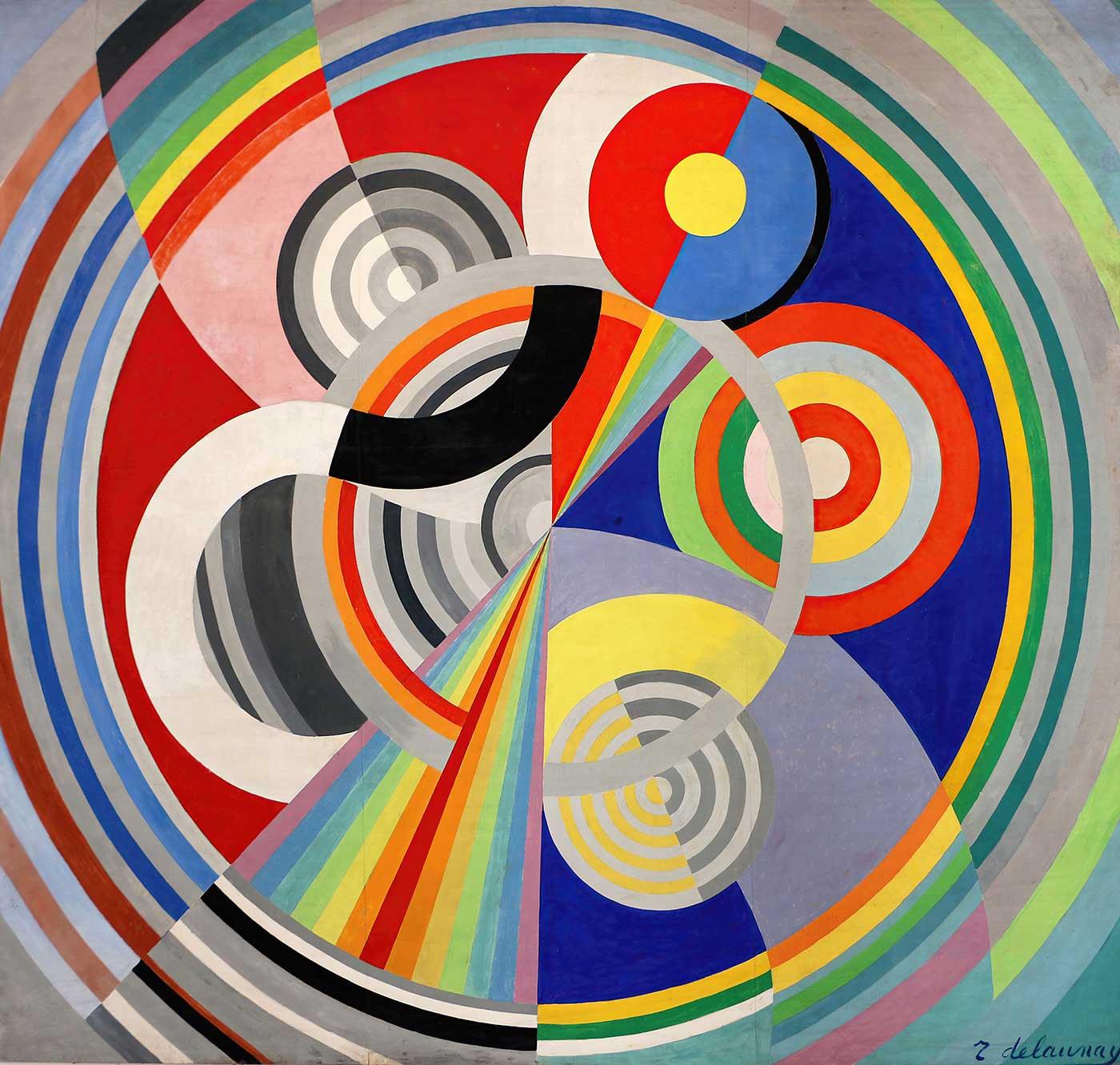 Rhythm No 1 by Robert Delaunay