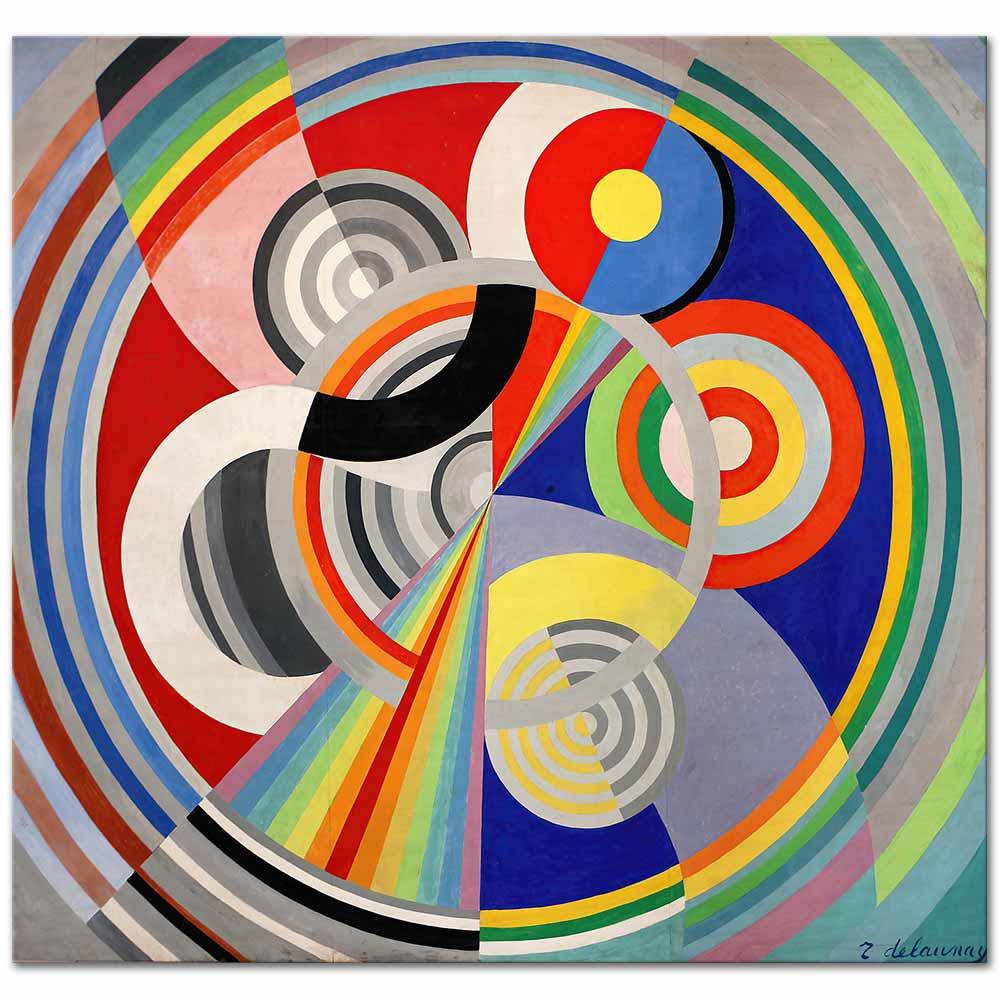 Rhythm No 1 by Robert Delaunay as Art Print