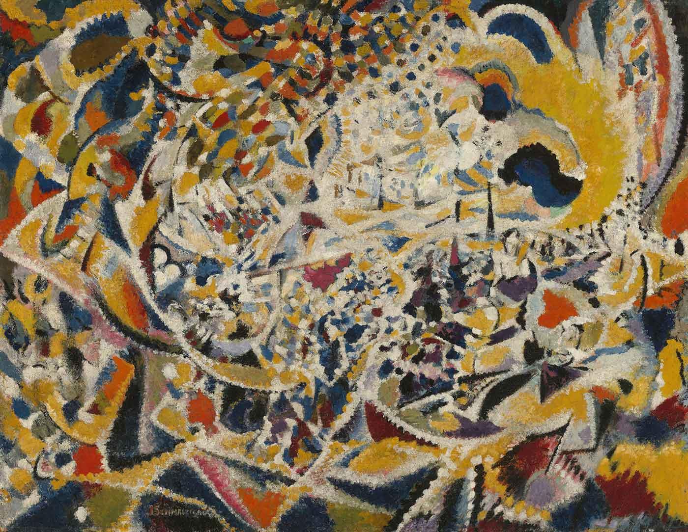 Rhythm of Light Waves; Street + Sun + Crowd by Jules Schmalzigaug