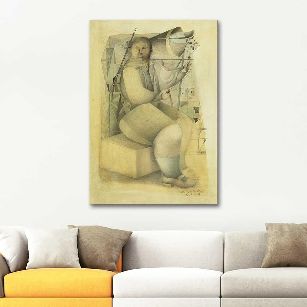 Richard Lindner Çocuk Kanvas Tablo