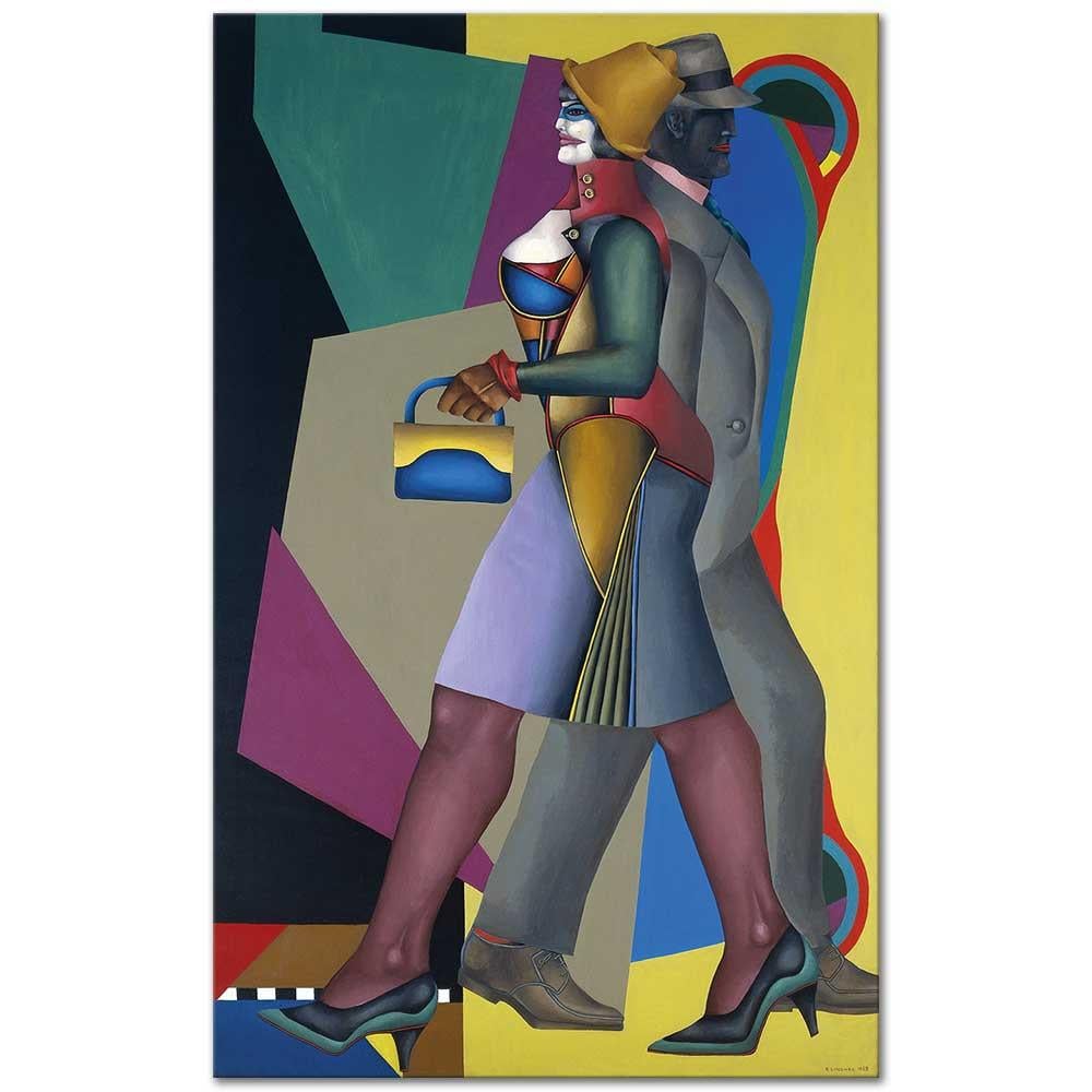 Richard Lindner Alabama Üzerinde Ay Kanvas Tablo