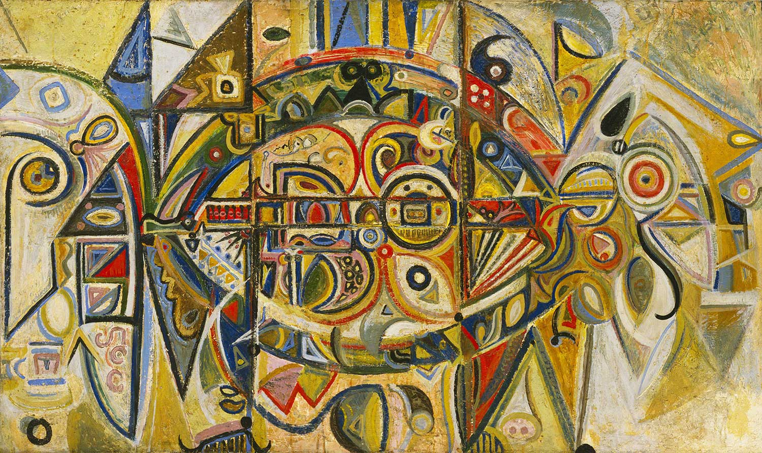 Richard Pousette-Dart Çöl Kanvas Tablo