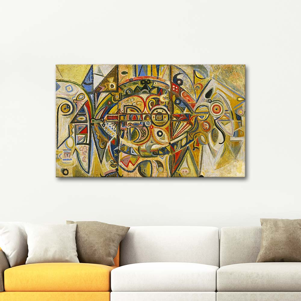 Richard Pousette-Dart Çöl Kanvas Tablo
