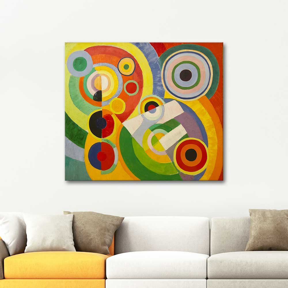 Robert Delaunay Ritm Yaşam Sevinci Kanvas Tablo