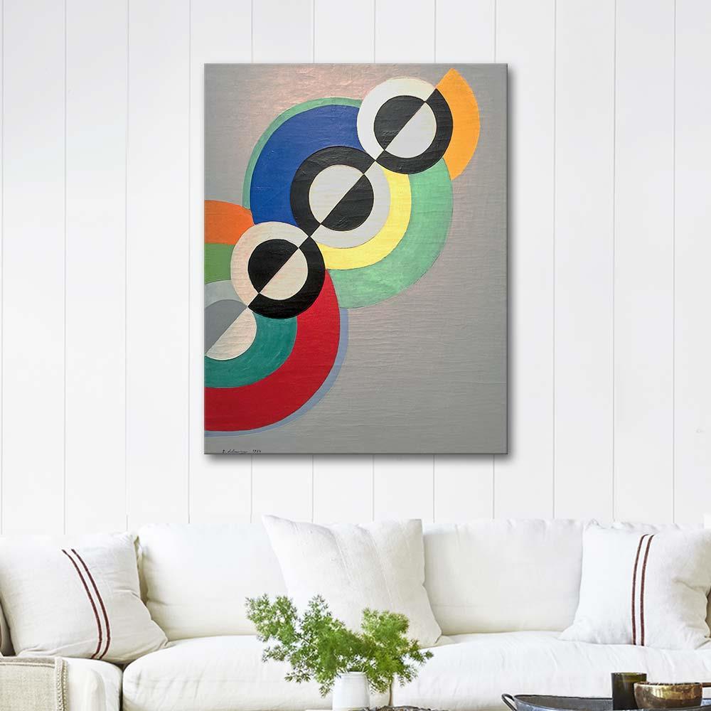 Robert Delaunay Ritimler Kanvas Tablo