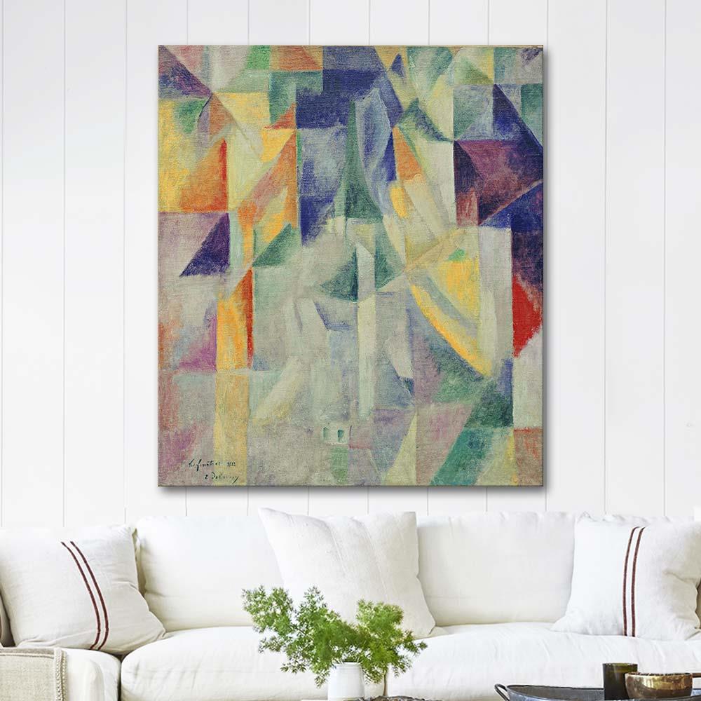 Robert Delaunay Windows Art Print