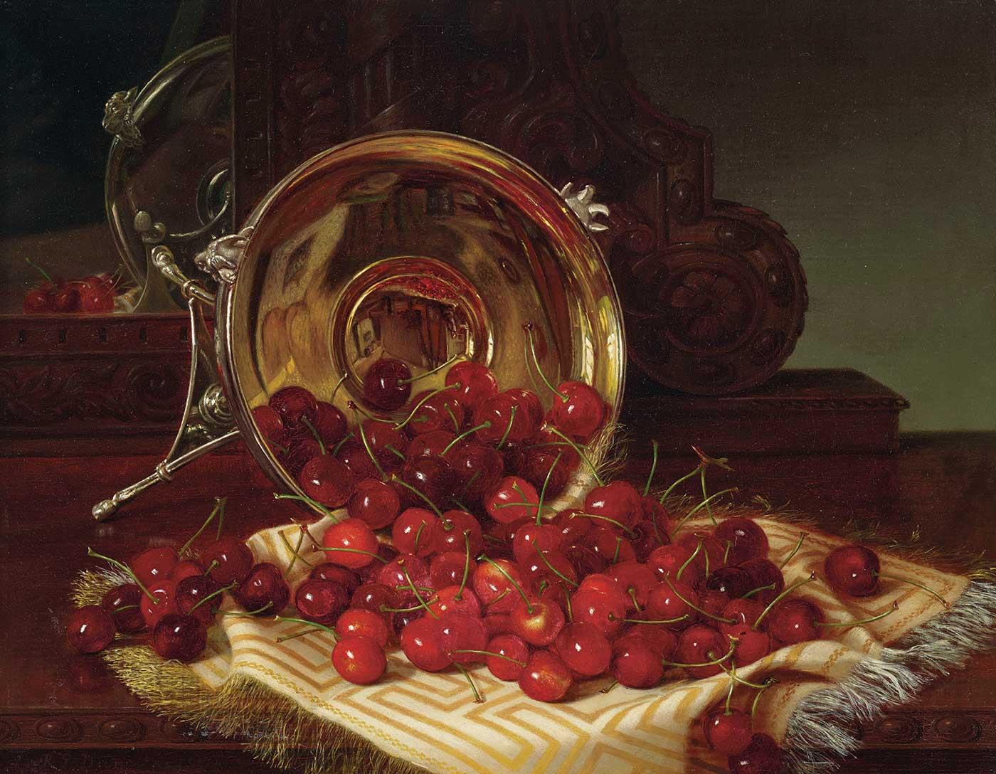 Robert Spear Dunning Cherries Art Print