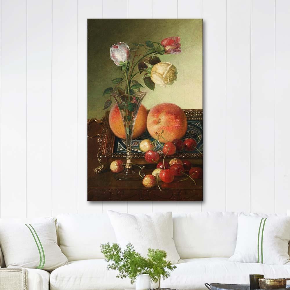 Robert Spear Dunning Roses Peaches & Cherries Art Print