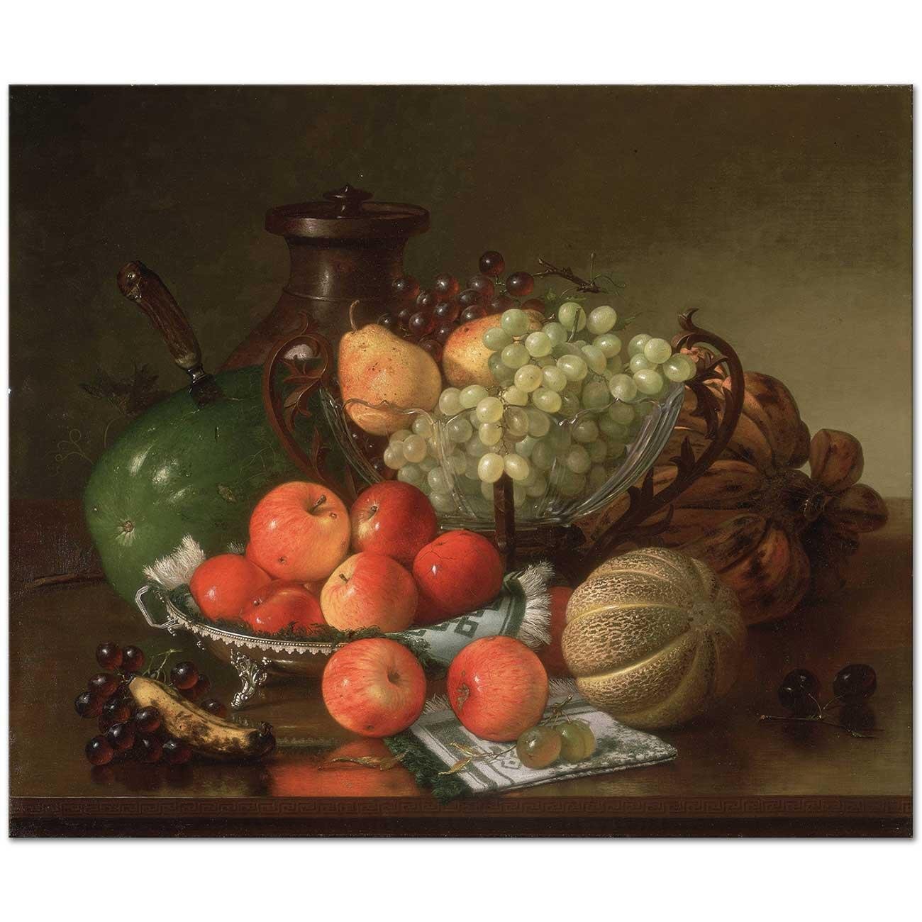 Robert Spear Dunning Still Life with Fruits Art Print