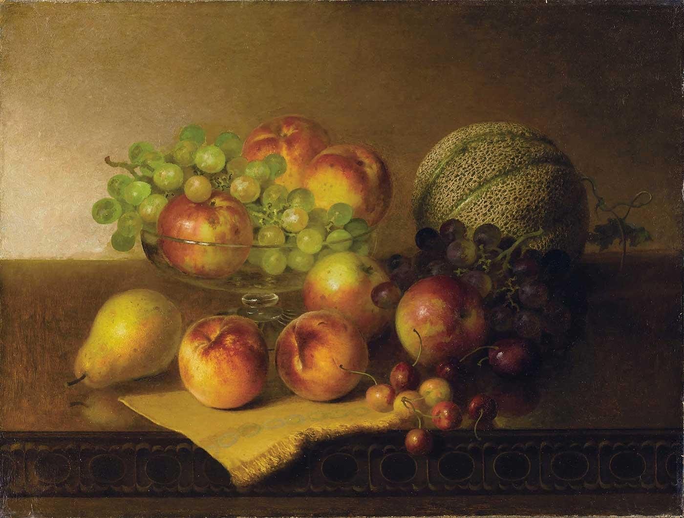 Robert Spear Dunning Still Life with Fruit Art Print