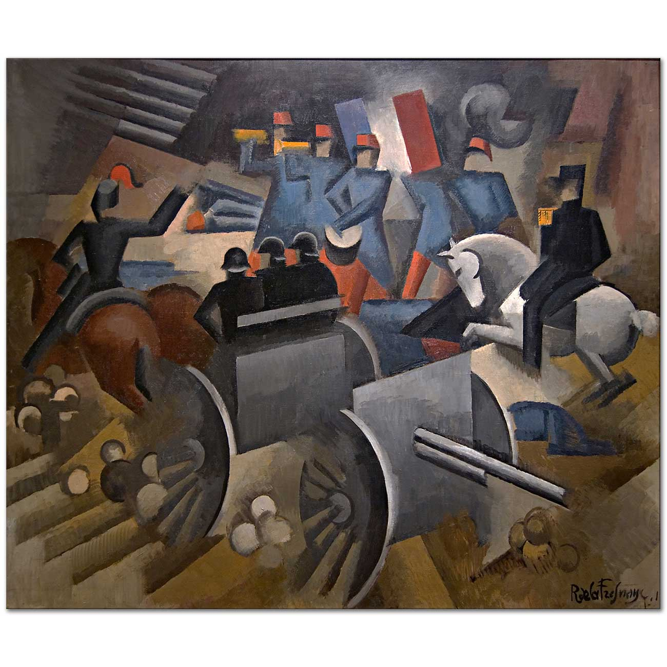 Artillery by Roger de la Fresnaye