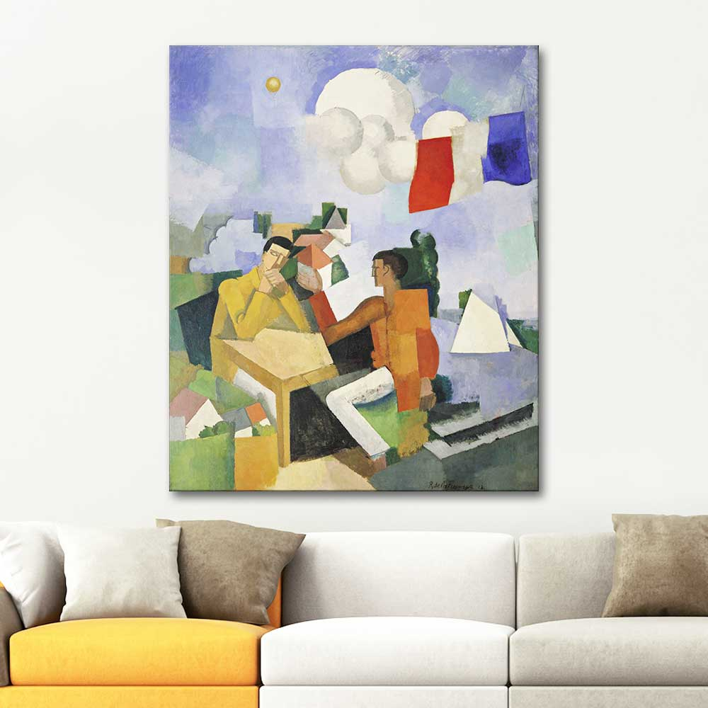 Roger de la Fresnaye Gökyüzünün Fethi Kanvas Tablo