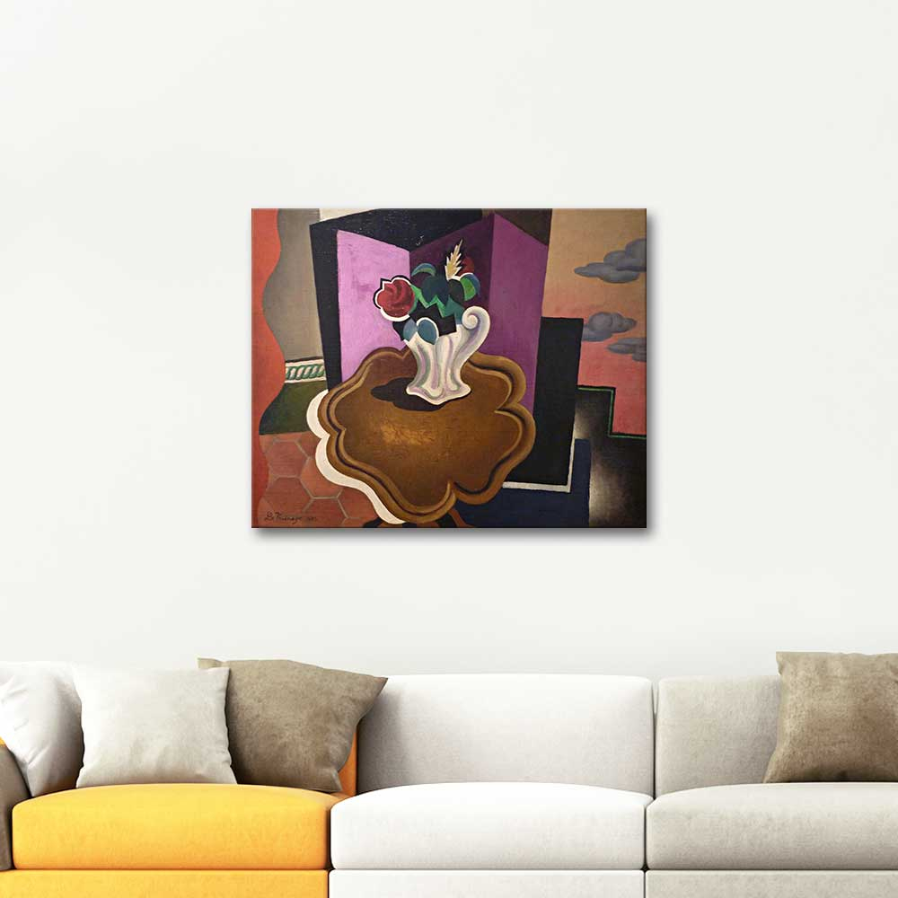 Roger de la Fresnaye Louis Philippe'in Masası Kanvas Tablo