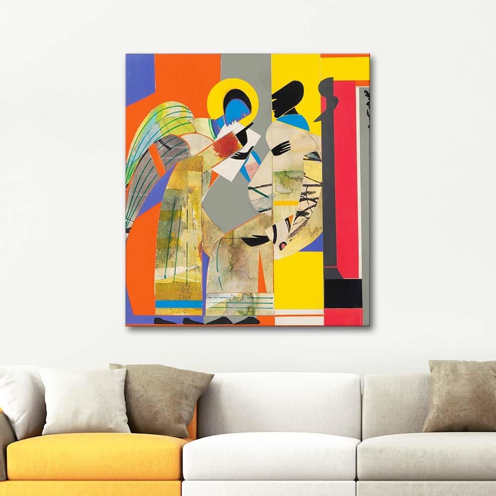 Romare Bearden Müjdeli Haber Kanvas Tablo