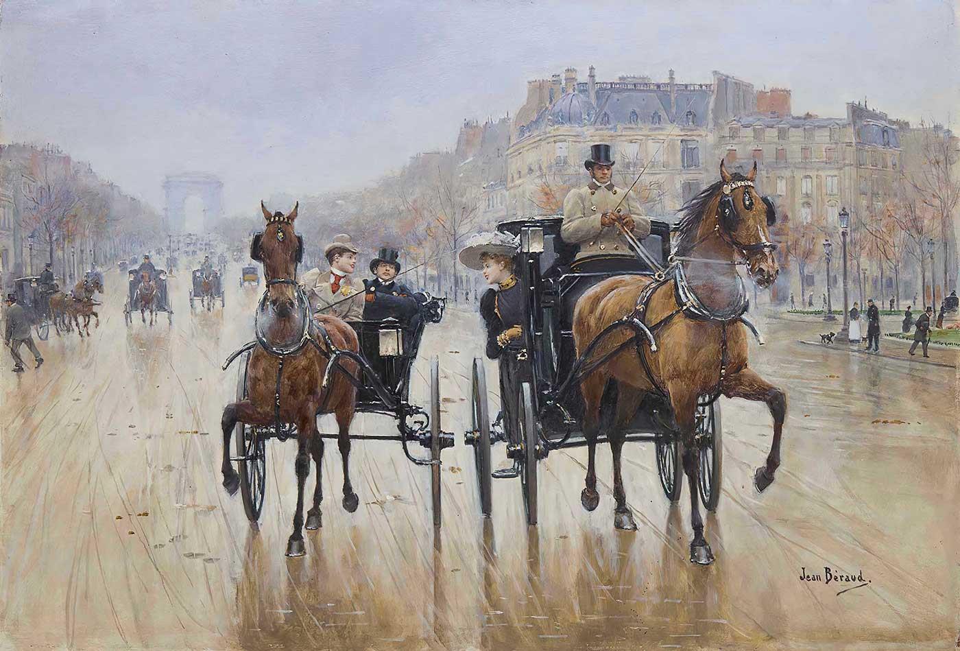 Rond-Point des Champs-Élysées by Jean Beraud