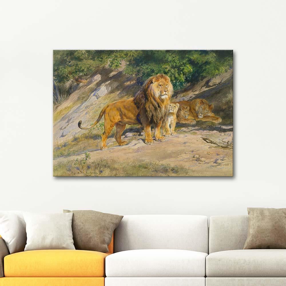 Rosa Bonheur The King Watches Art Print