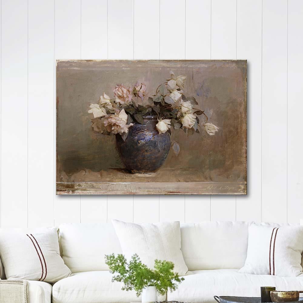 Roses by Abbott Handerson Thayer as Art Print