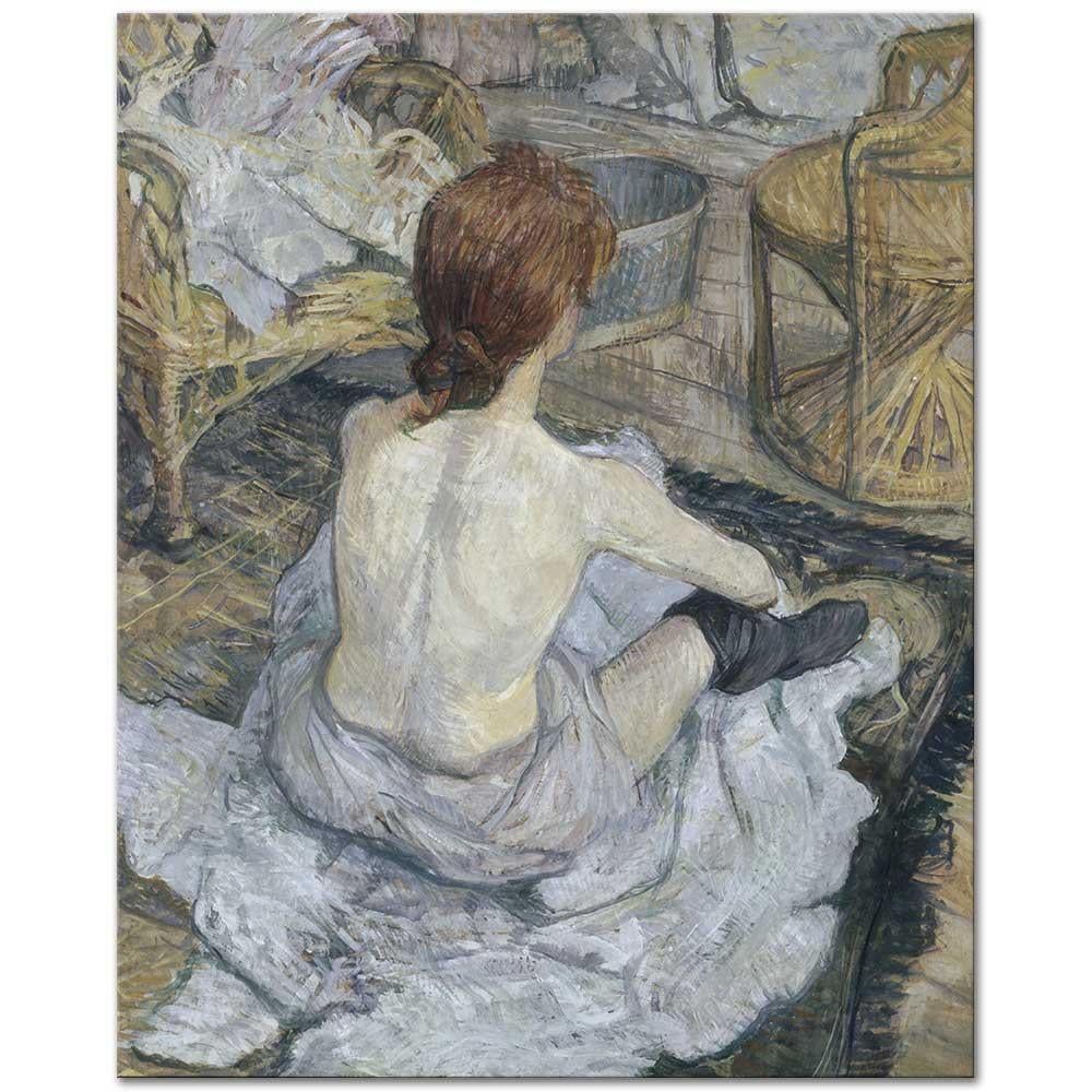 Rousse, dit aussi La Toilette by Henri de Toulouse-Lautrec