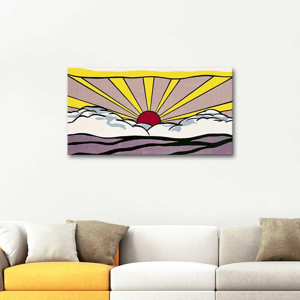 Roy Lichtenstein Sunrise Art Print