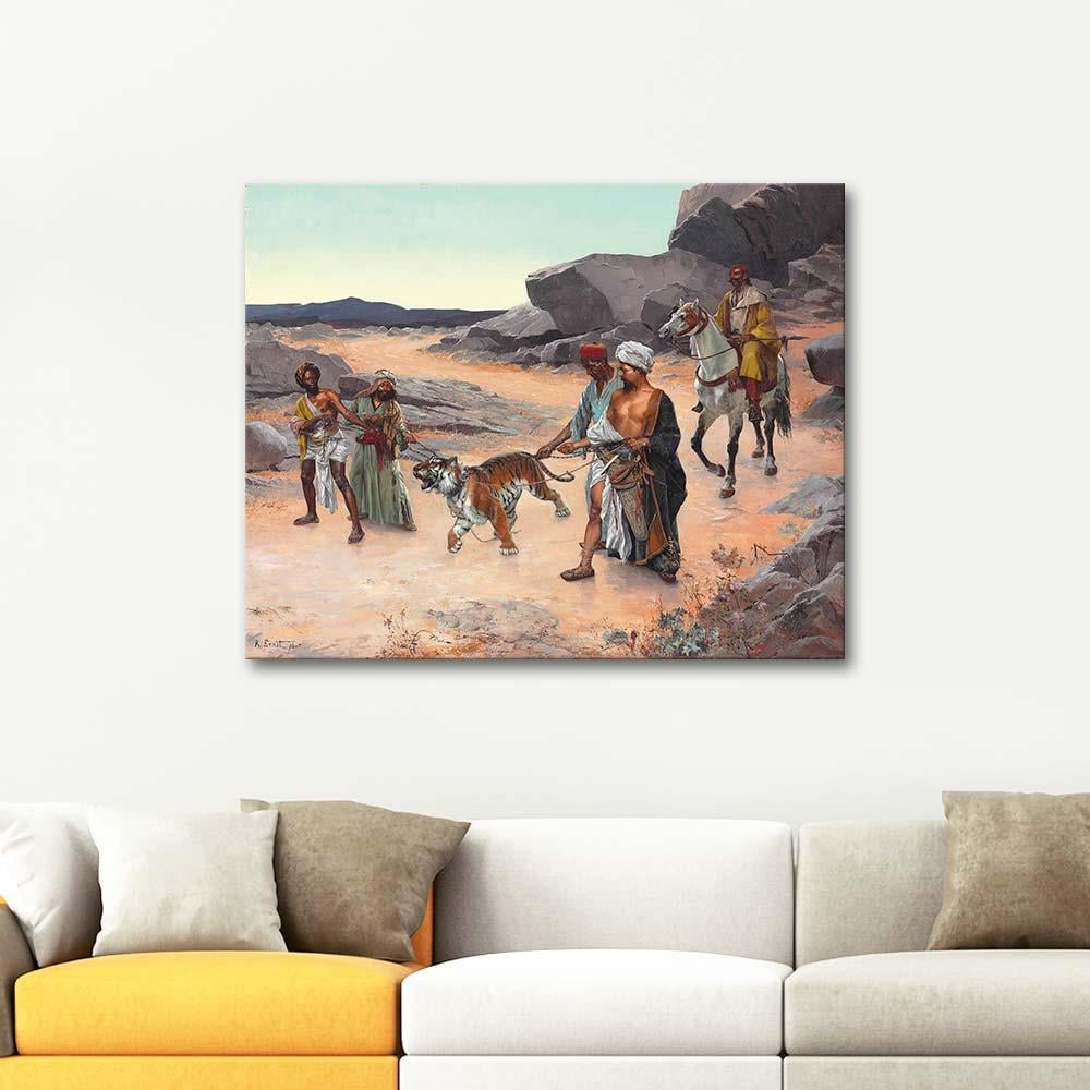 Rudolph Ernst Return From The Tiger Hunt Art Print