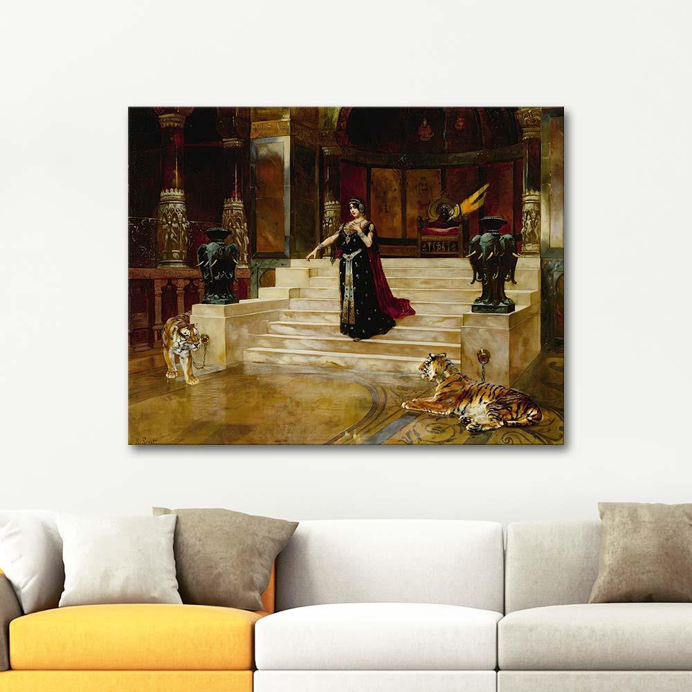 Rudolph Ernst Salome Ve Kaplanları Kanvas Tablo