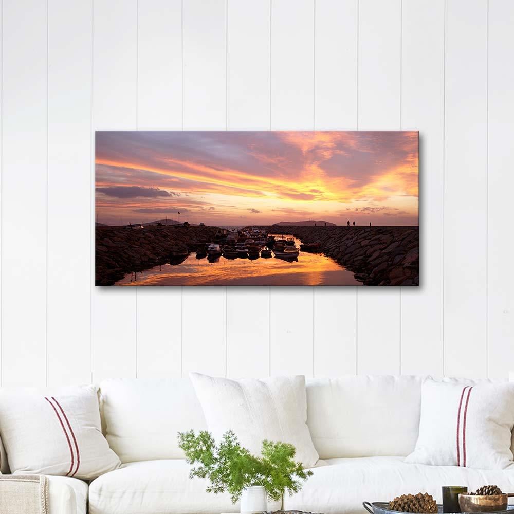 Sabahattin Kayış Sunset on Maltepe Istanbul Art Print