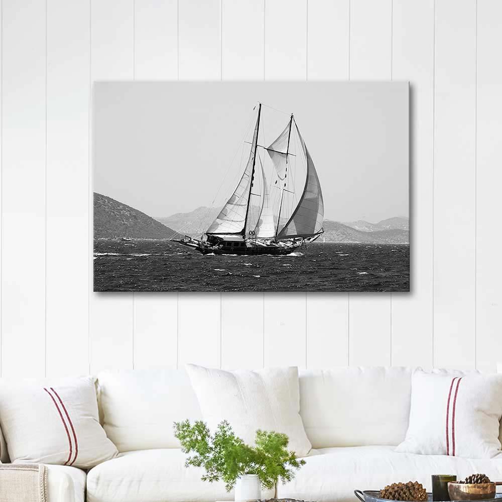 Sabahattin Kayis Sailboat Art Print