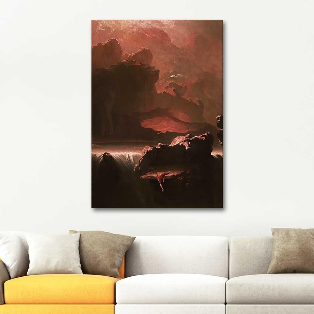John Martin Sadak Kayıp Suyu Ararken Kanvas Tablo