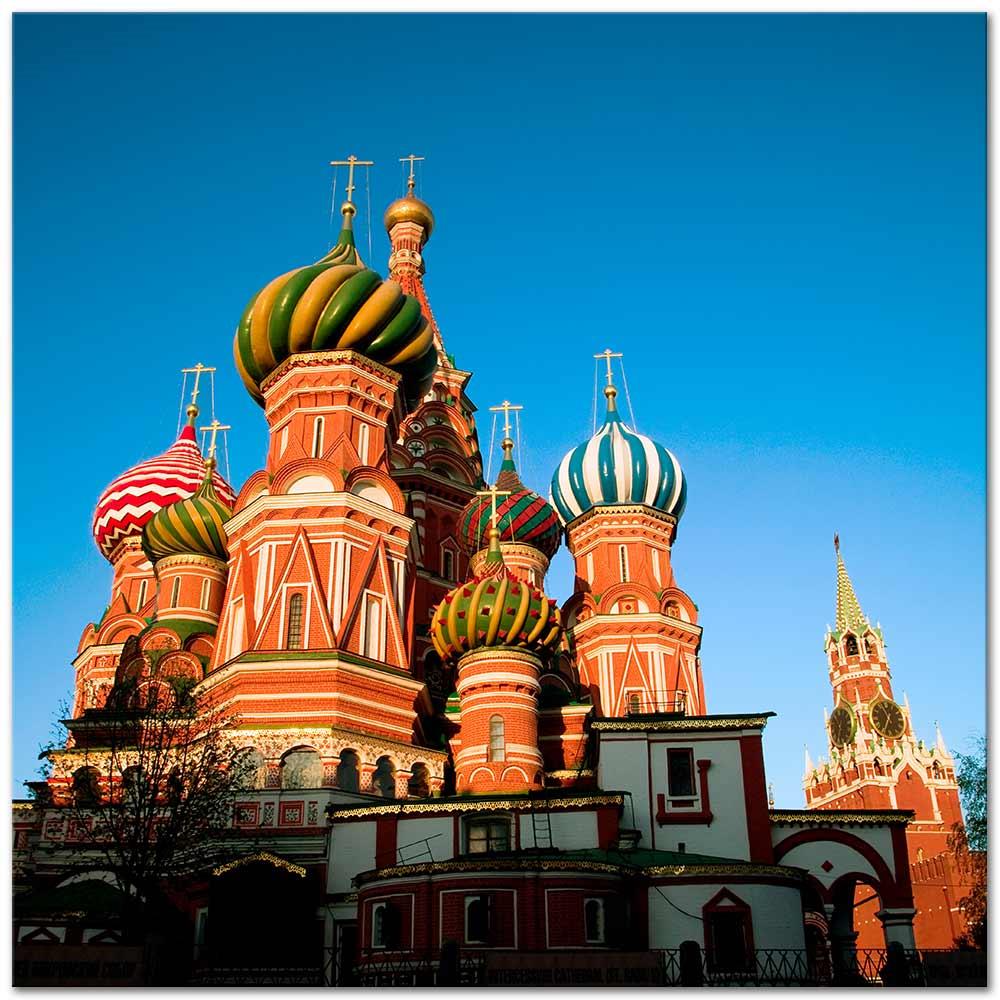 Saint Basil's Katedrali Moskova Kanvas Tablo