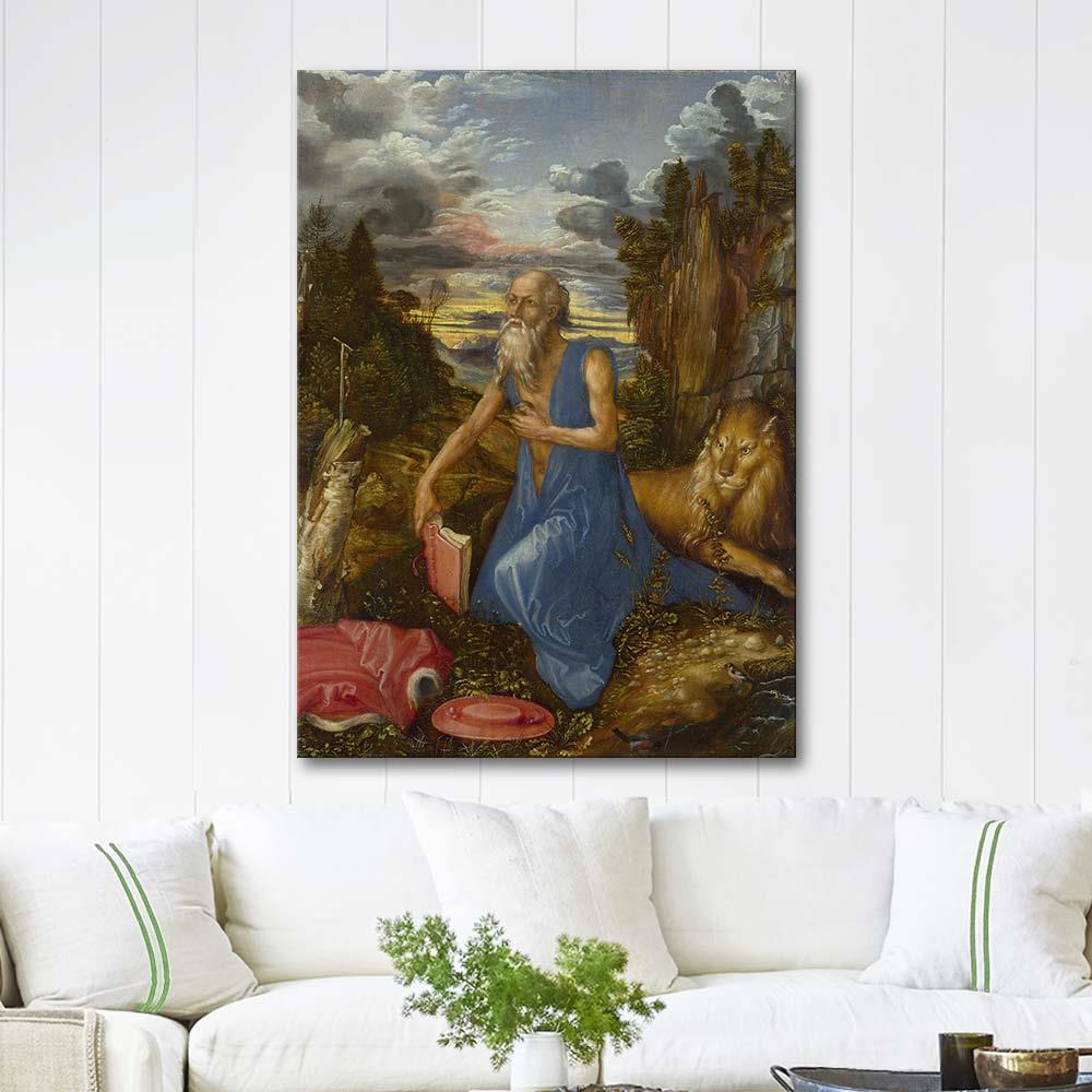 Albrecht Dürer Aziz Jerome Kanvas Tablo