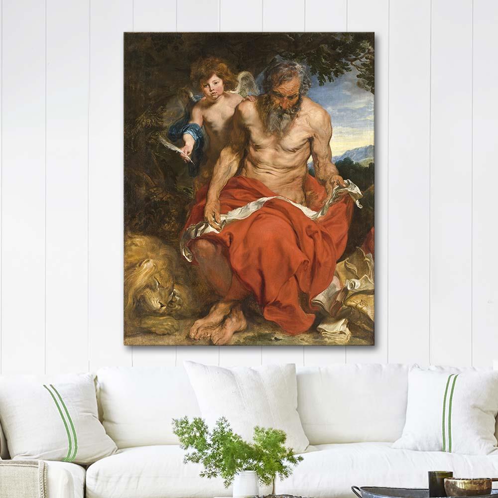 Anthony van Dyck Aziz Jerome Kanvas Tablo