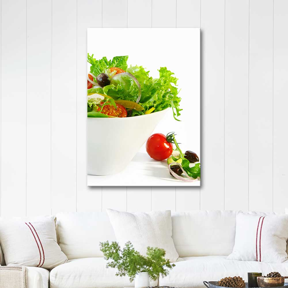 Salad Plate Art Print