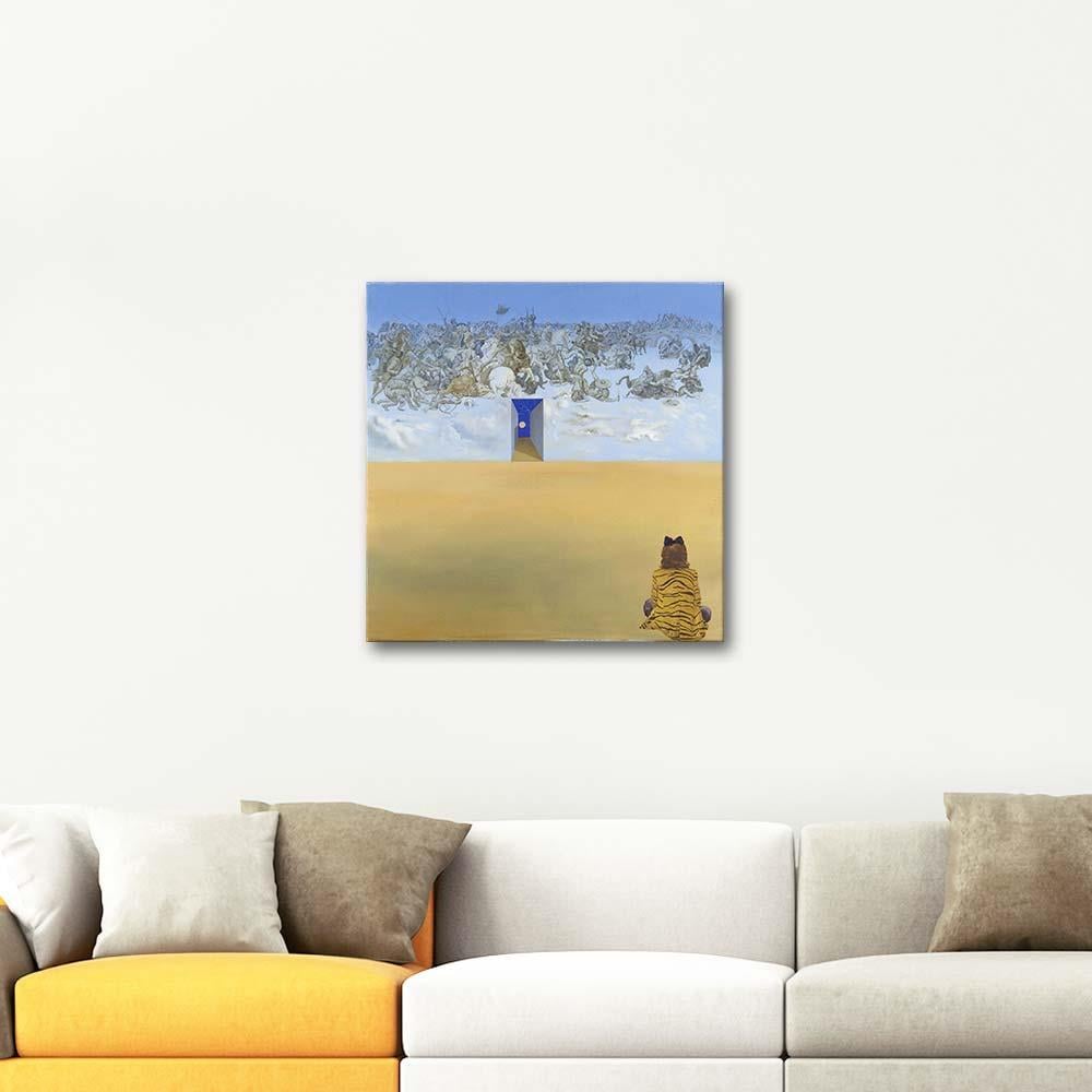 Salvador Dali Battle in the Clouds Art Print