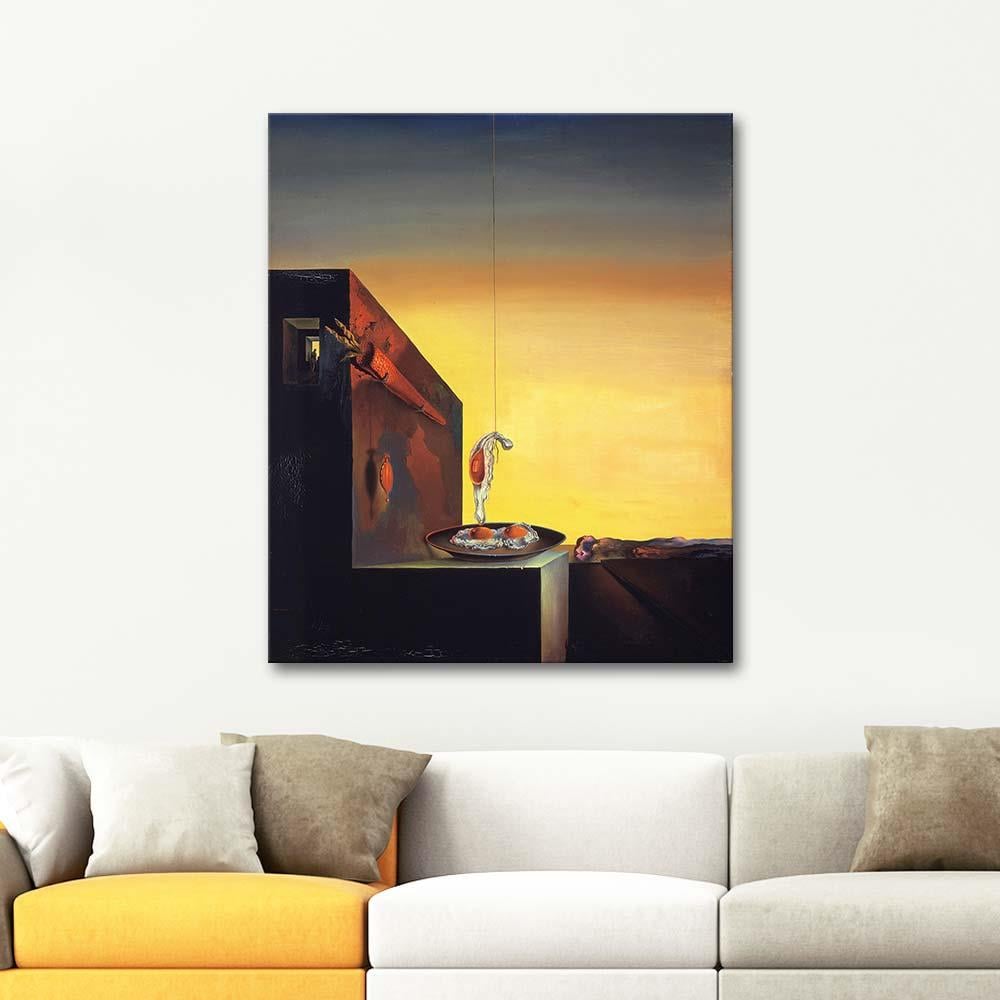 Salvador Dali Fried Eggs on a Plate without the Plate Art Print
