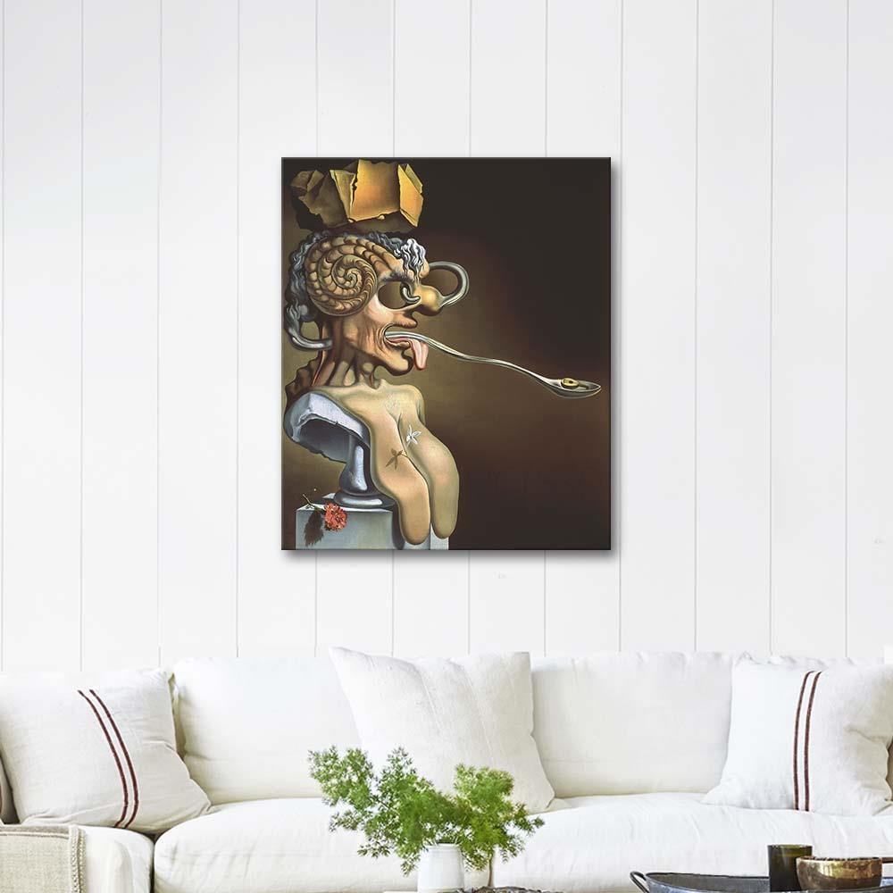 Salvador Dali Picasso Portresi Kanvas Tablo