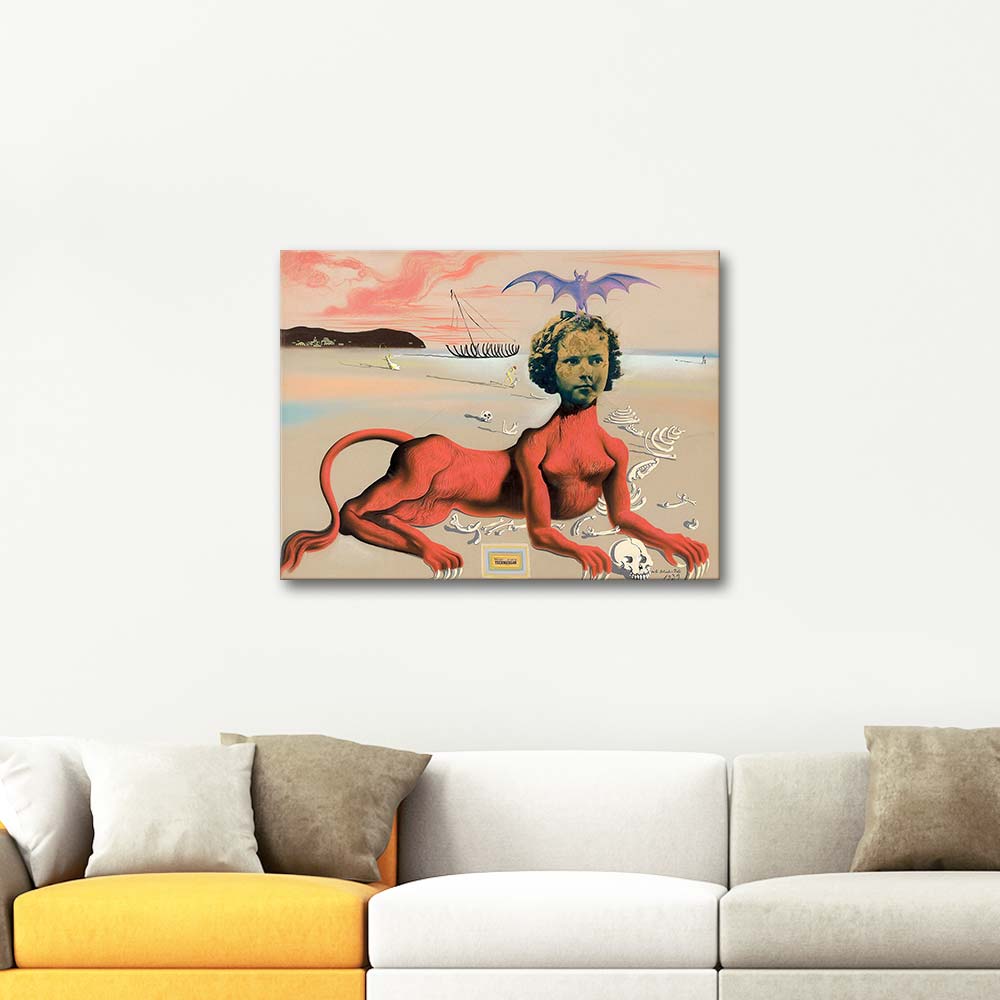 Salvador Dali Shirley Temple The Youngest Most Sacred Monster of the Cinema in Her Time Art Print