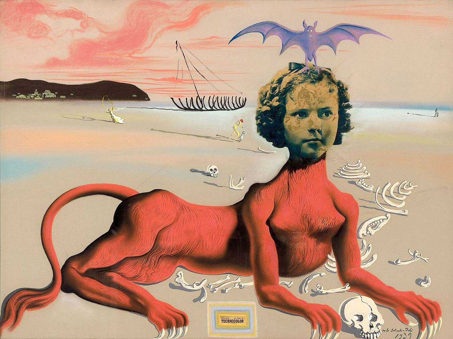 Shirley Temple The Youngest Most Sacred Monster by Salvador Dali