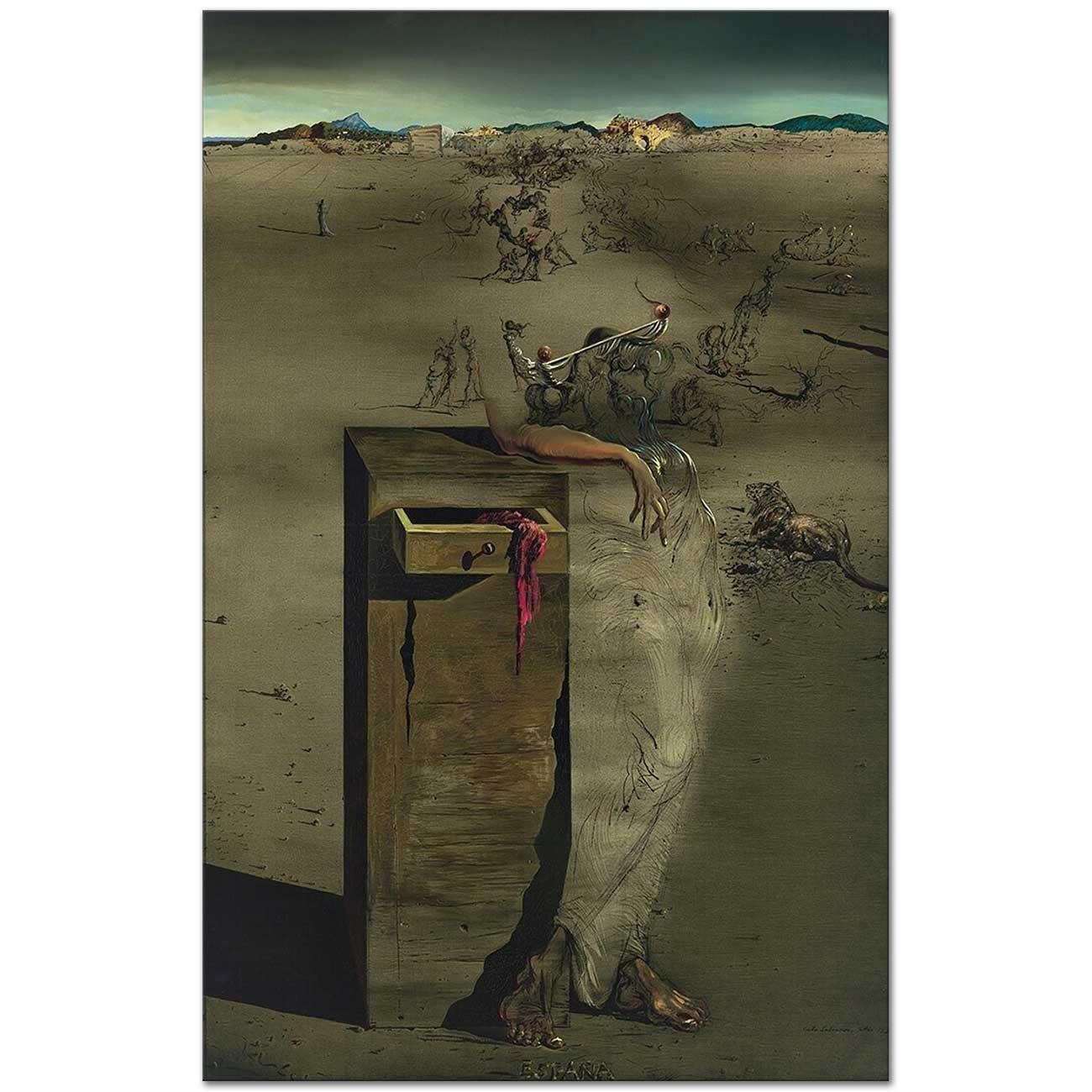 Salvador Dali İspanya Kanvas Tablo